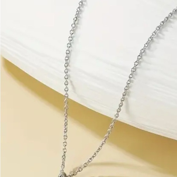 Silver Heart Necklace with Gold Sunflower Urn / Cremation - NEW - Picture 2 of 3